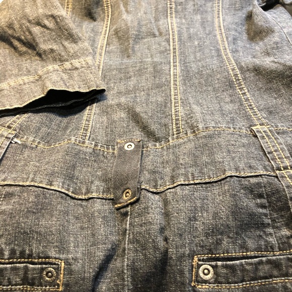 Vintage Smart Set Denim Dress Women’s Size 11, loops for Belt - Picture 8 of 12